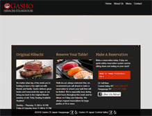 Tablet Screenshot of gasho.com